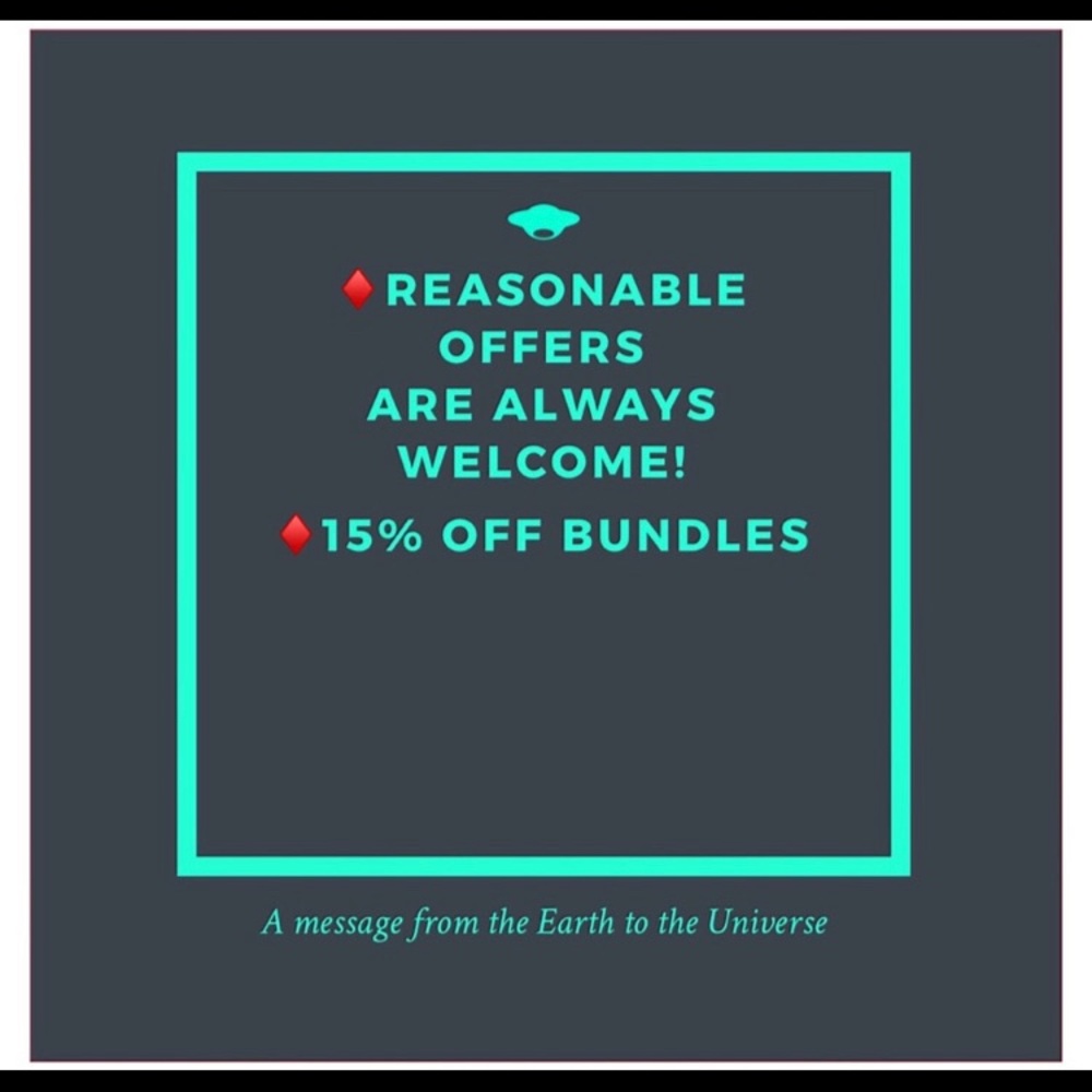 All offers are considered, please be reasonable.